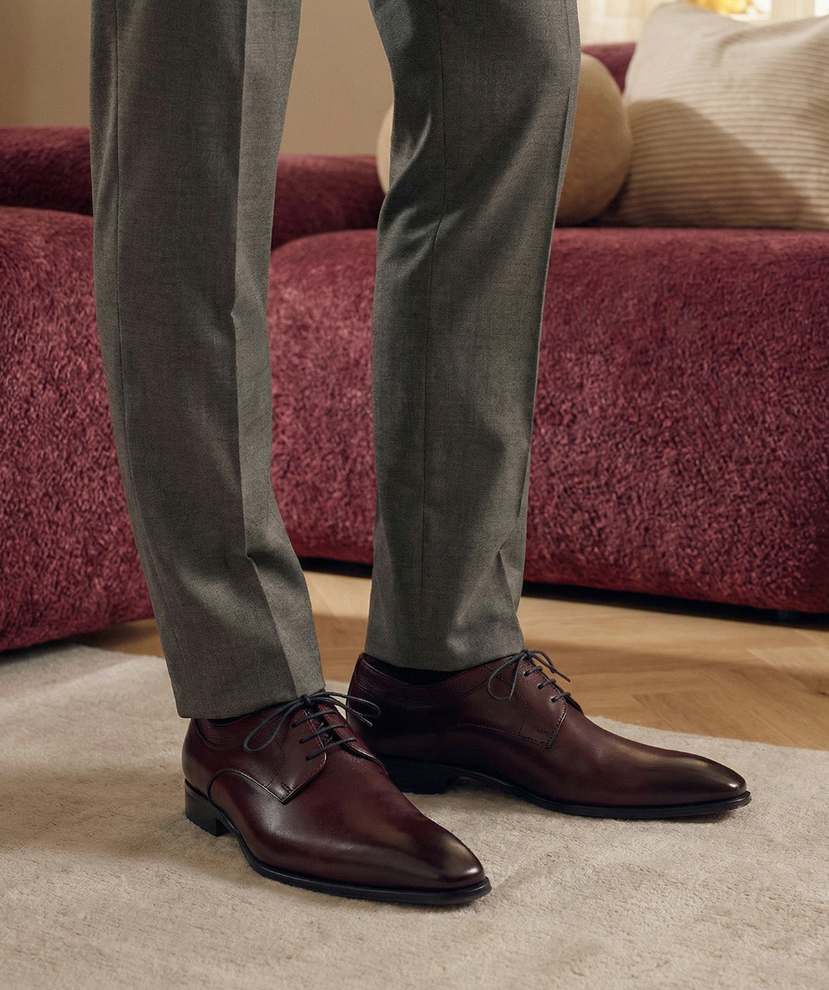 Derby UMBERTO Burgundy Patina