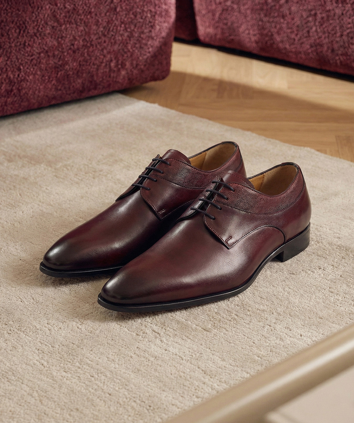 Derby UMBERTO Burgundy Patina