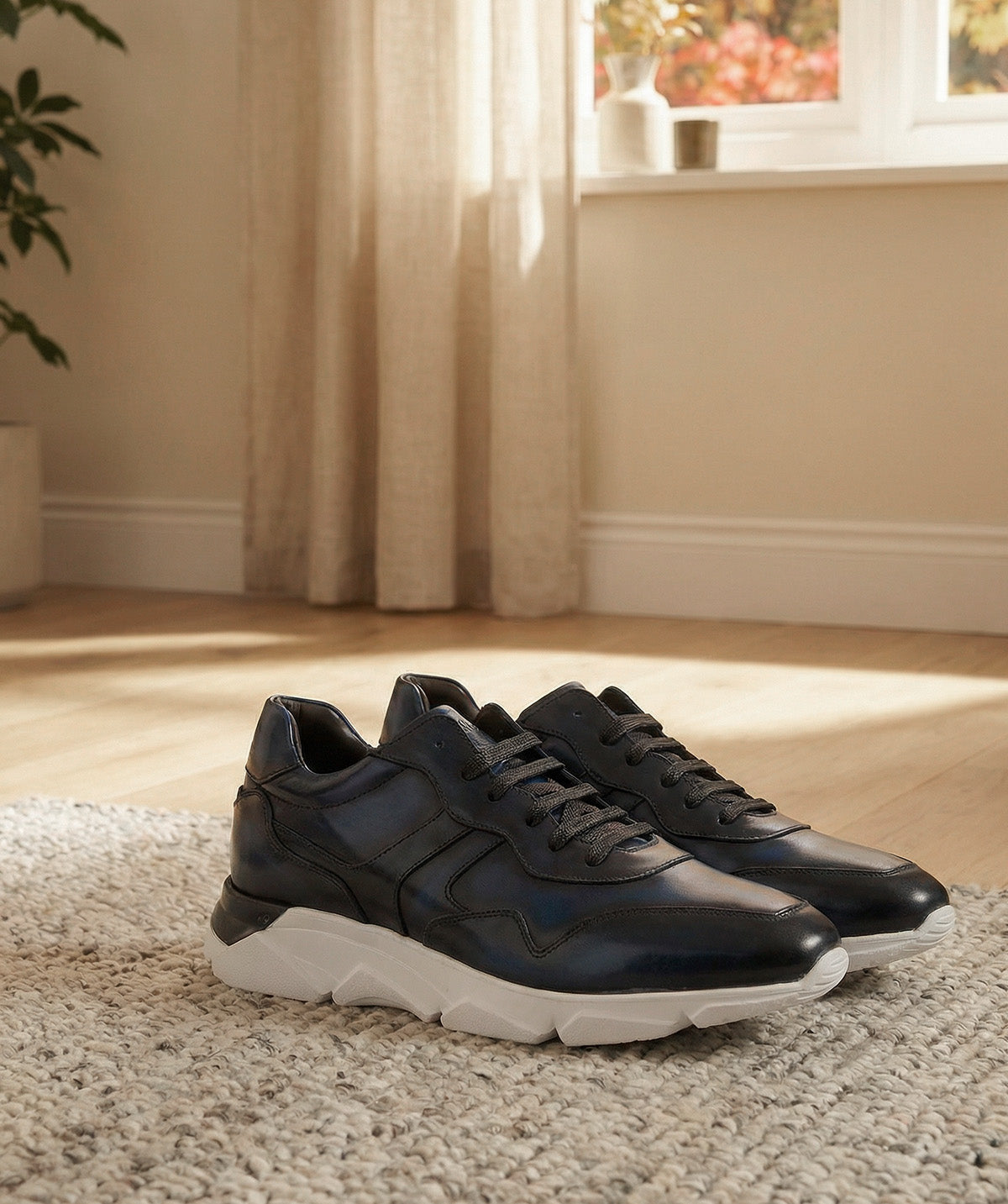 Sneakers PAOLO Bleu Patiné