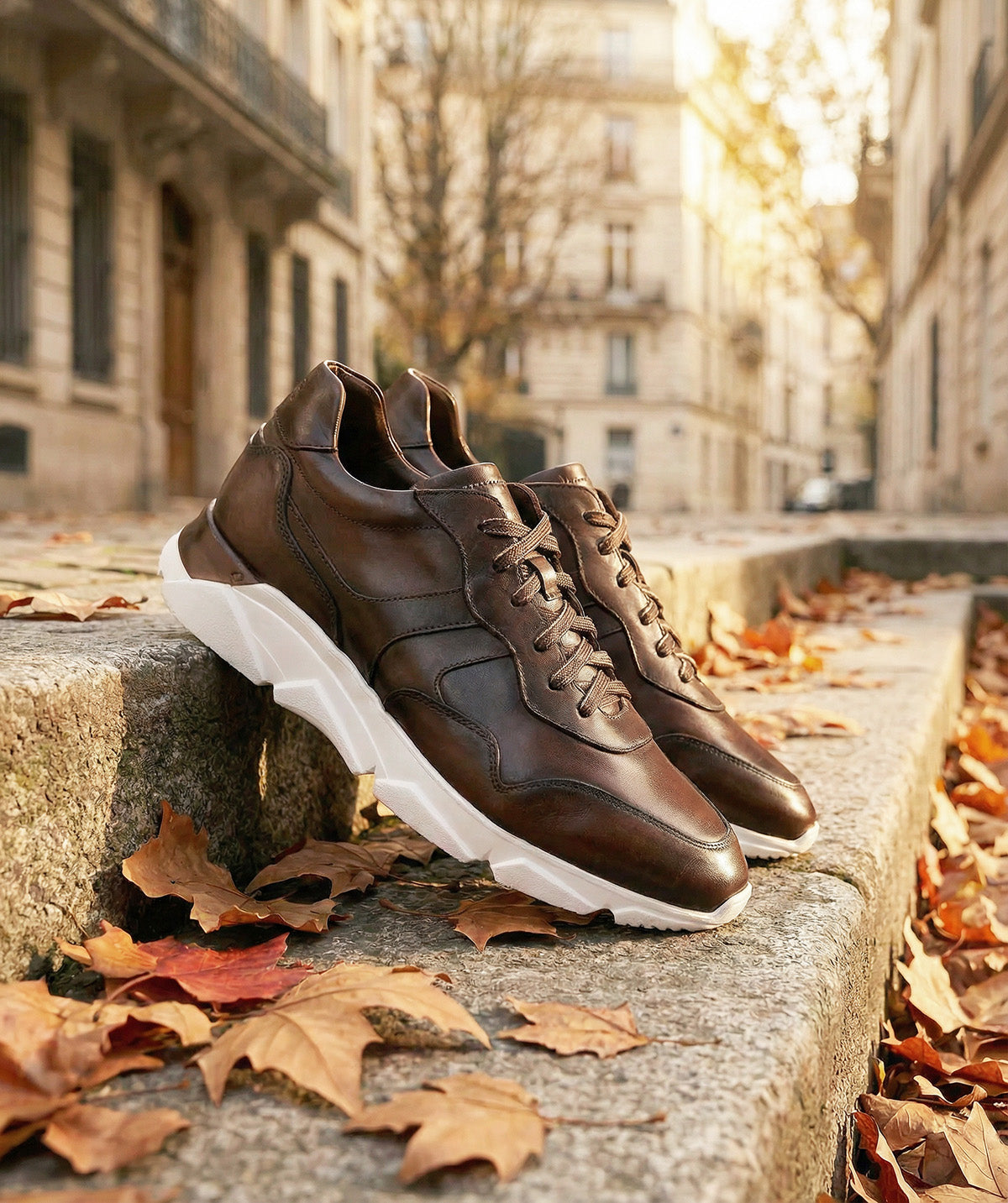 Sneakers PAOLO Brown Patina