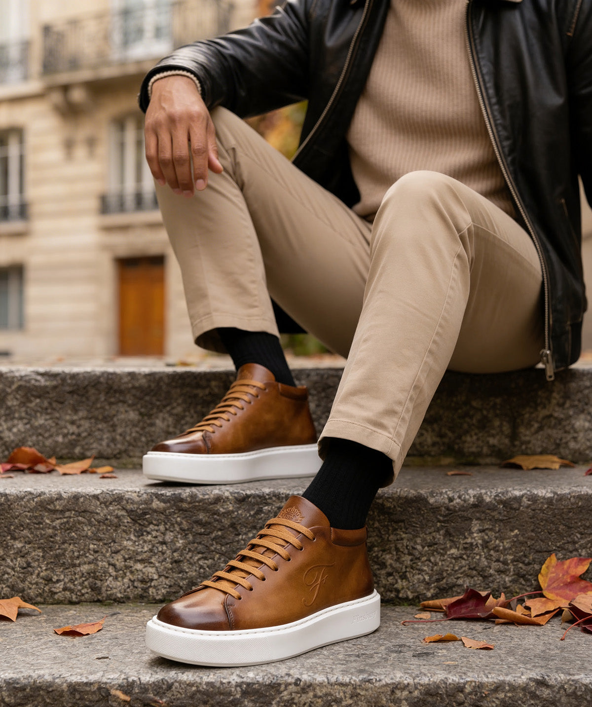 Sneakers Montante MODENA Gold
