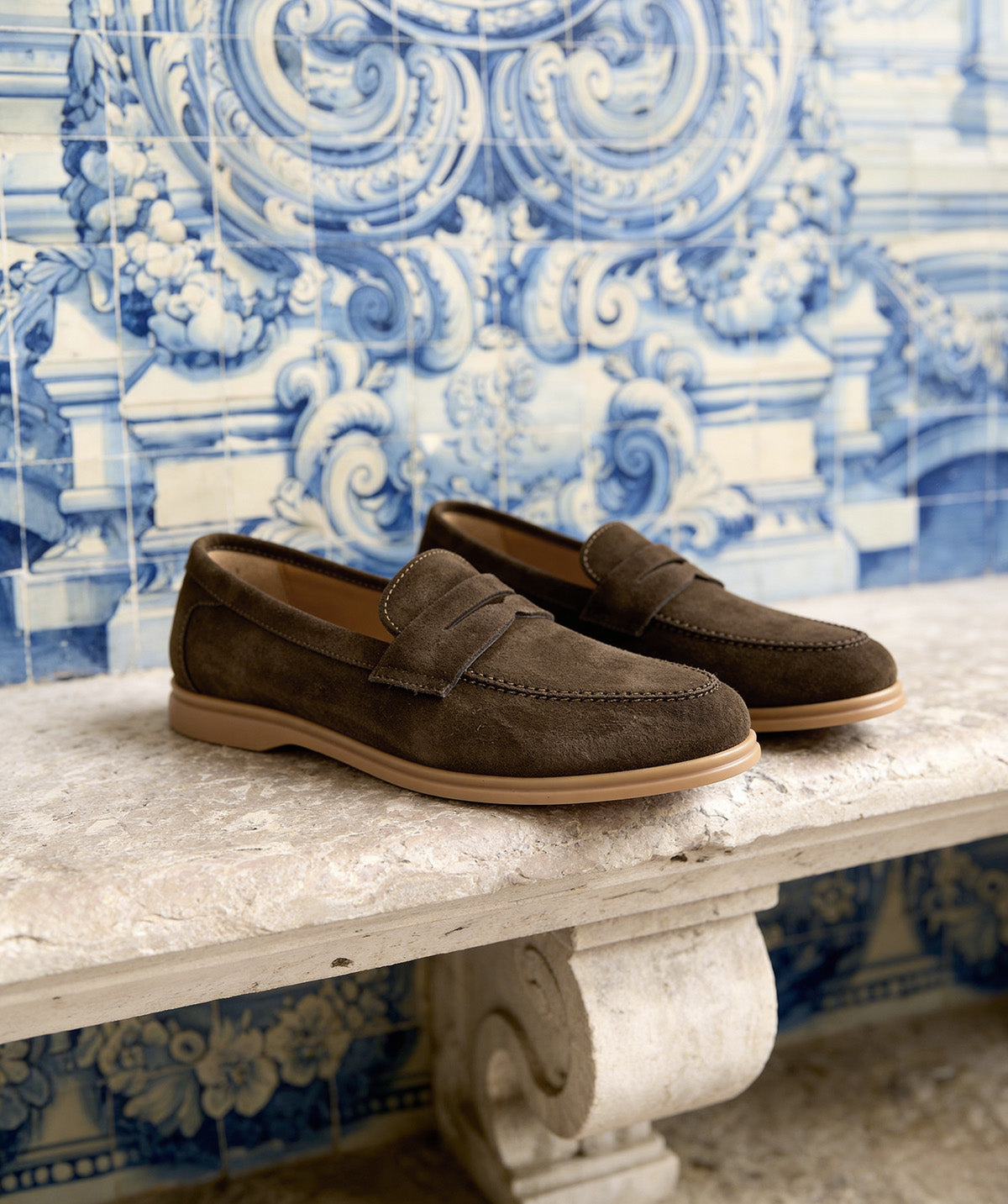 Loafer PORTOBELLO Dark Olive Suede