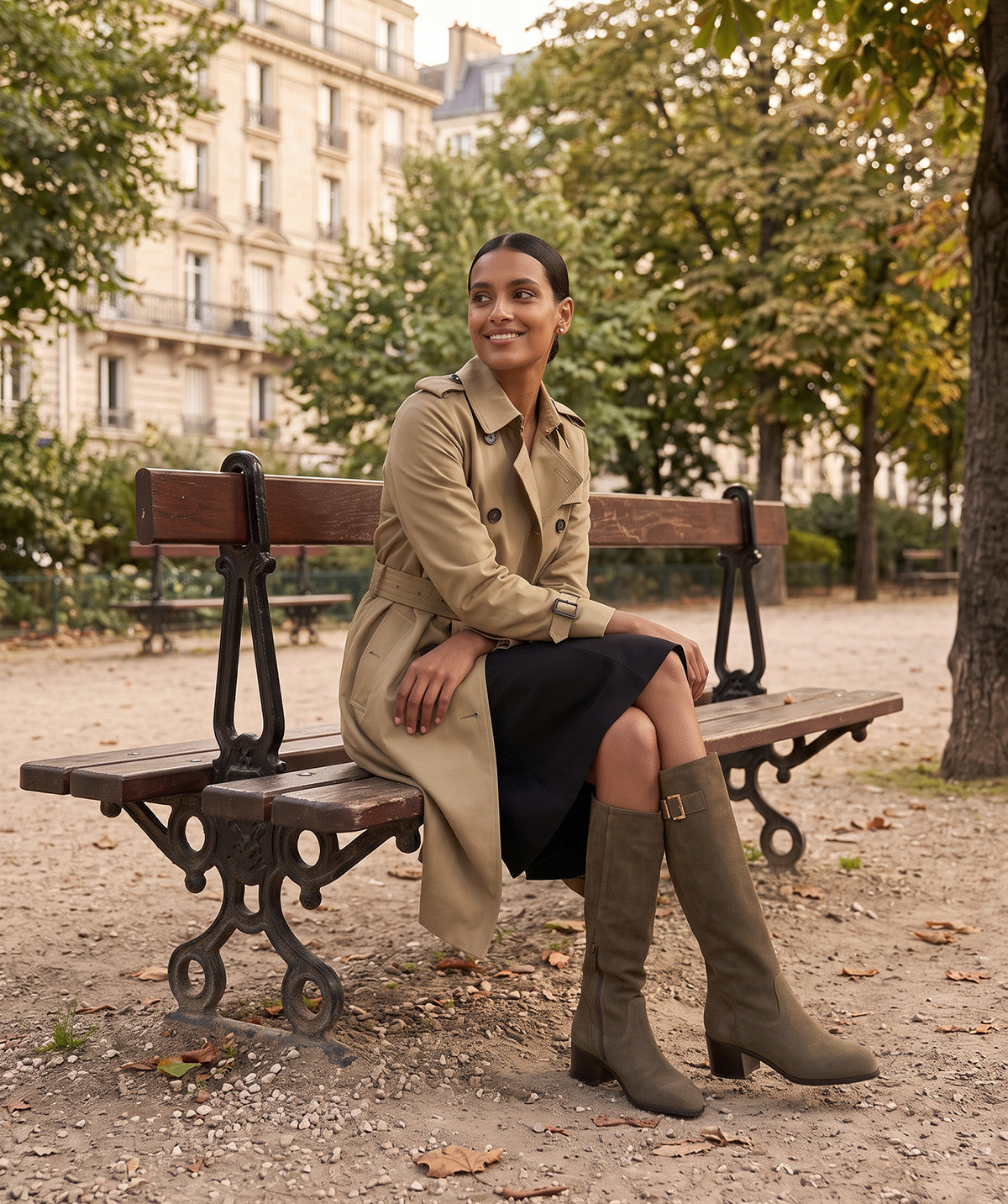 Bottes ÉLIANE Kaki
