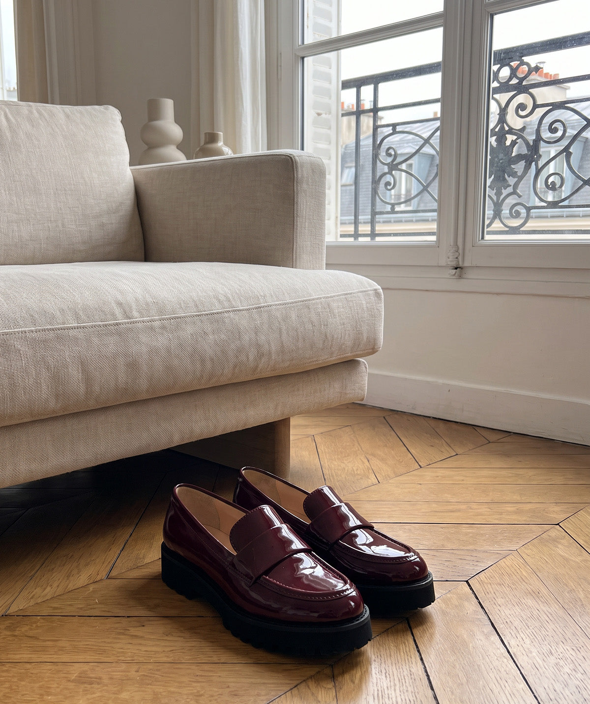 Mocassins ADELE Prune