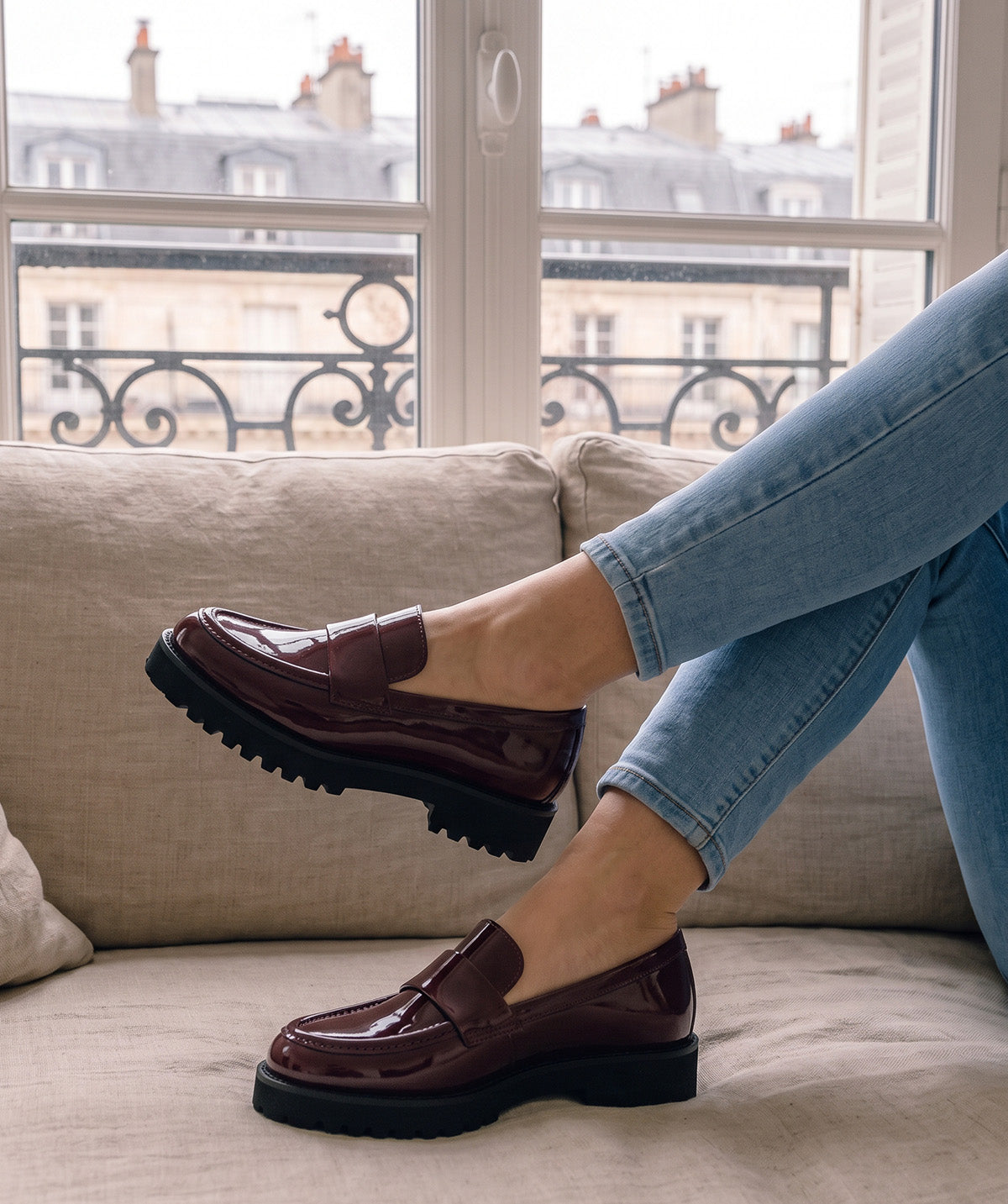 Mocassins ADELE Prune