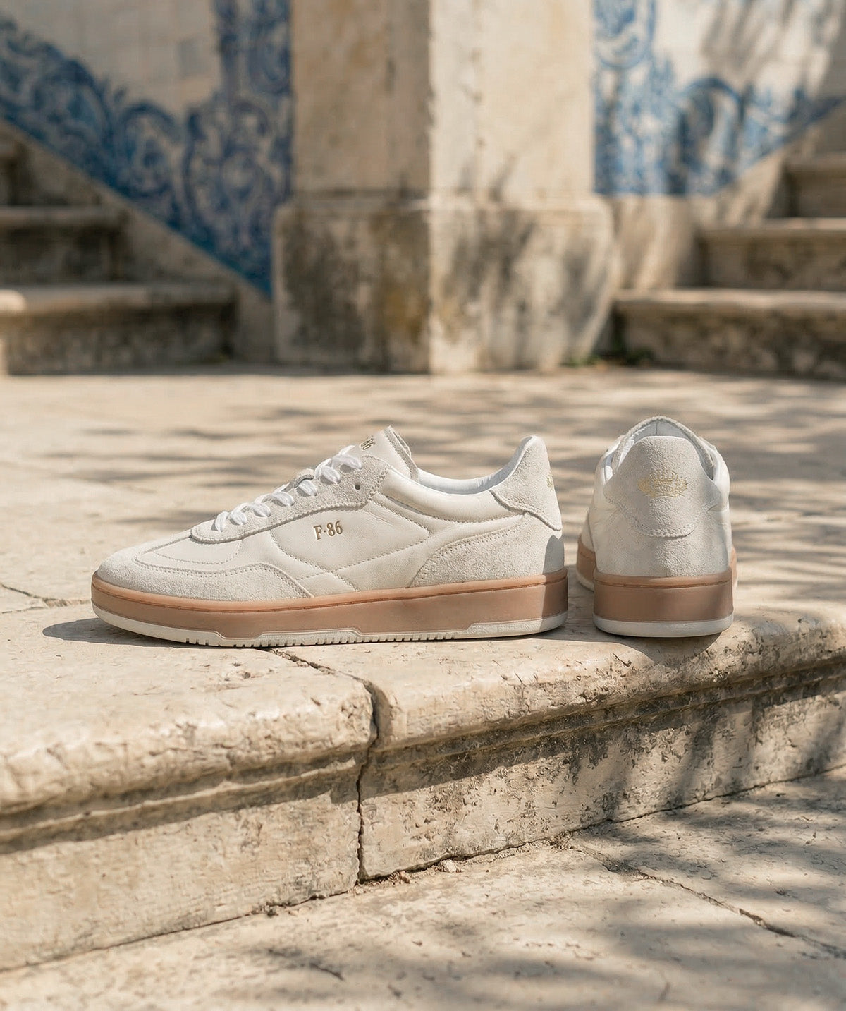 Sneakers JULES Blanc Bi Matière