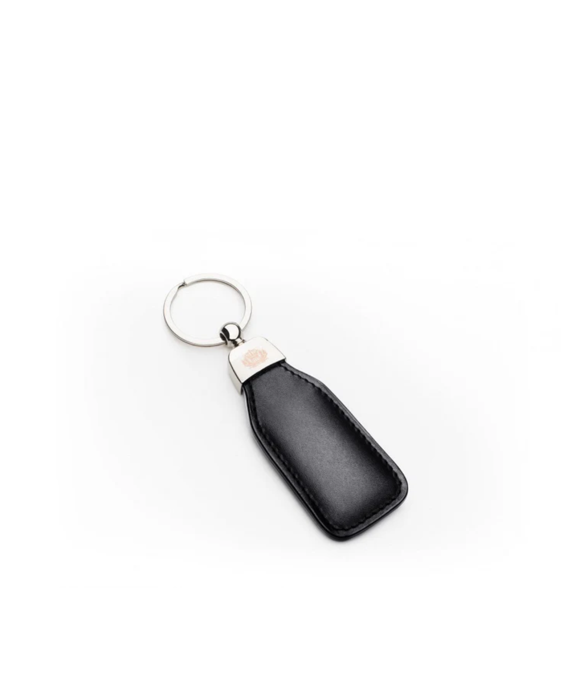 Patinated Grey Key Ring