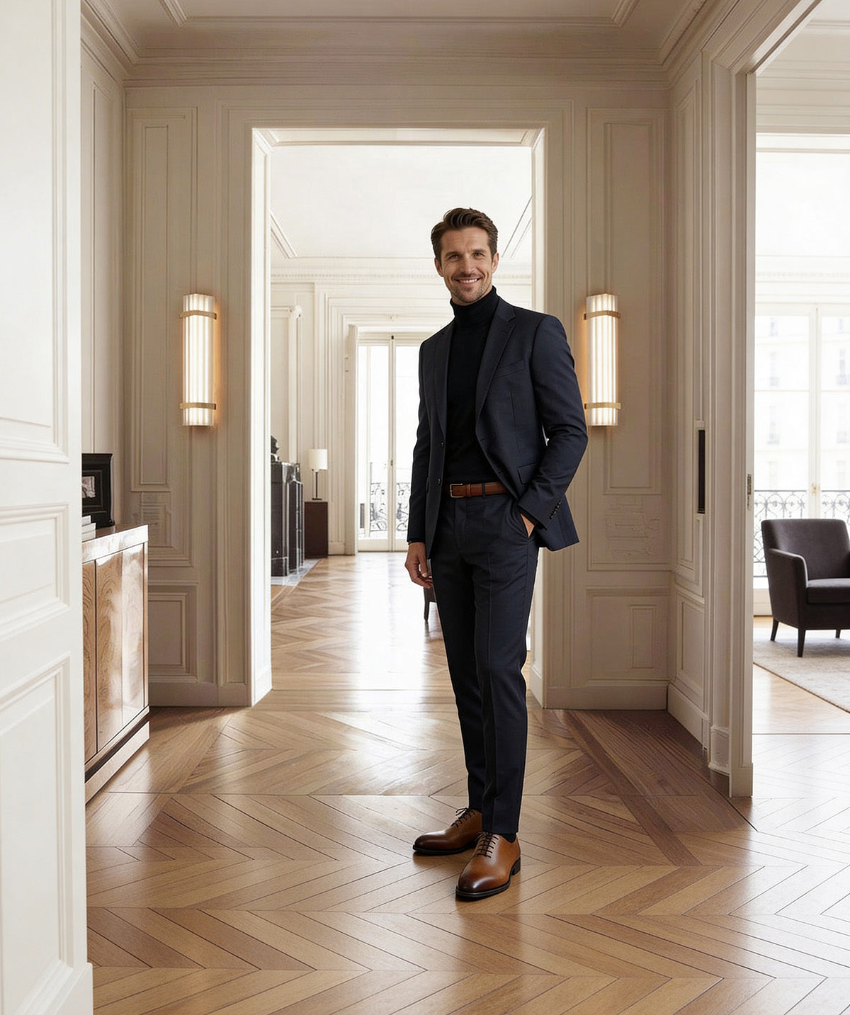 GIULIA Oxford Patinated Brown