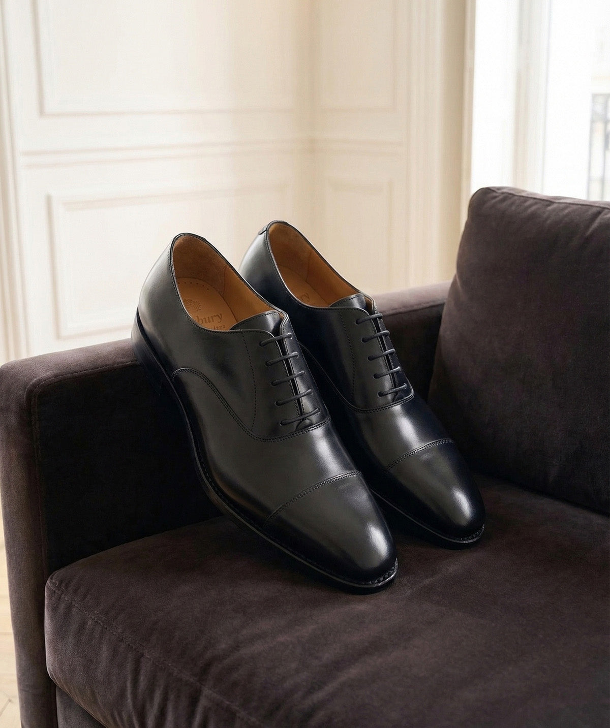 CONSUL Black Rubber Oxford 