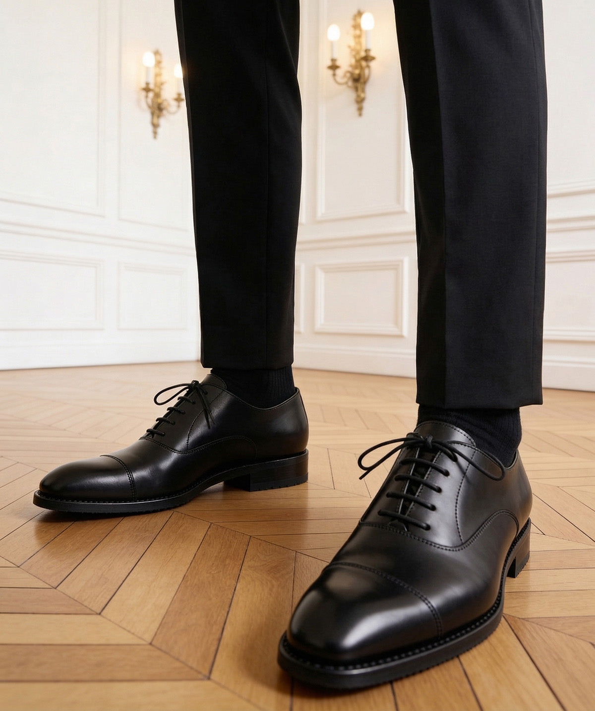 CONSUL Black Rubber Oxford 