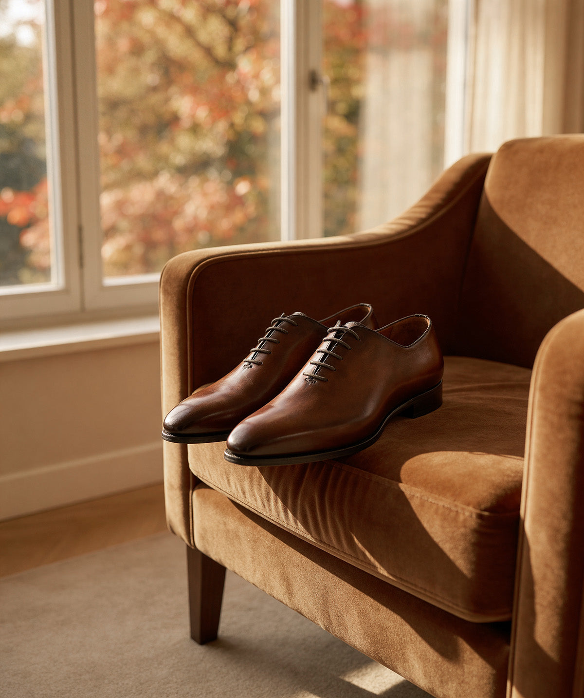 Richelieu ROMEO Marron Patiné
