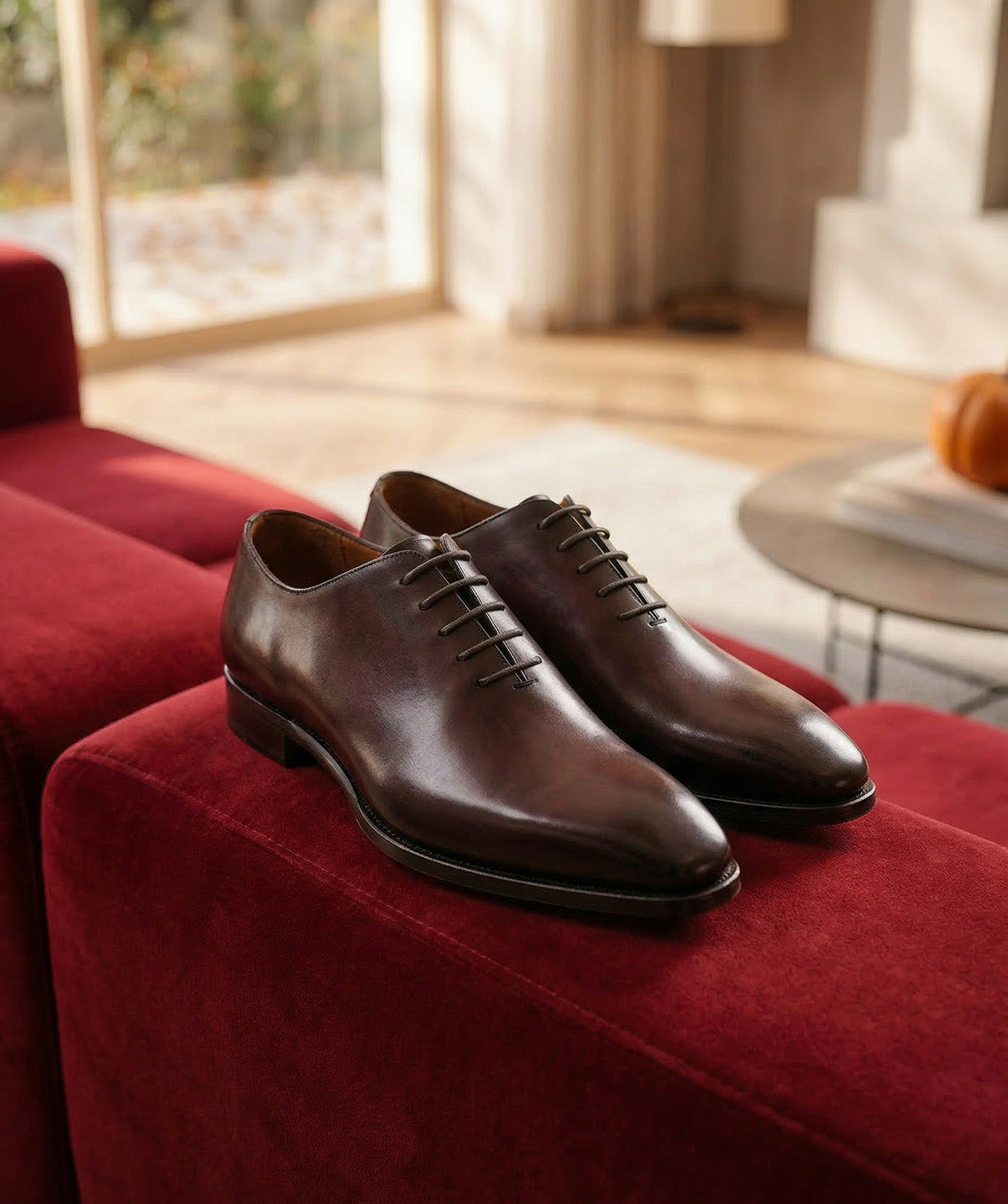Oxford ROMEO Burgundy Patina