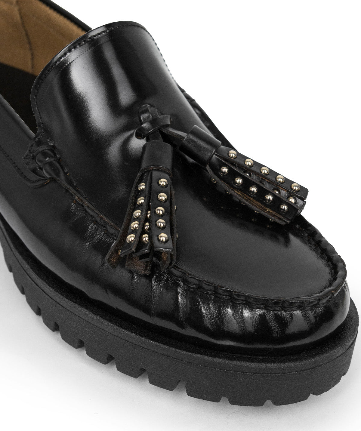 ARIANE Black Loafers