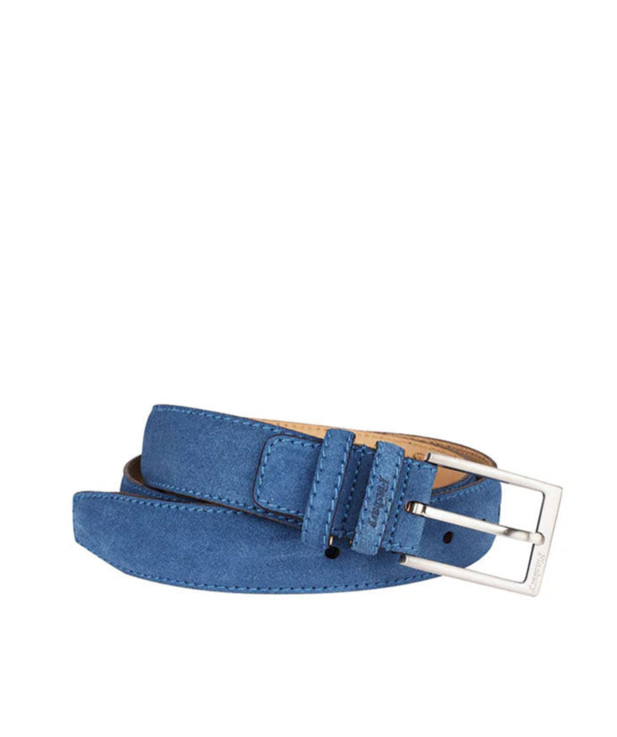 Ceinture estivale daim Bleu roi