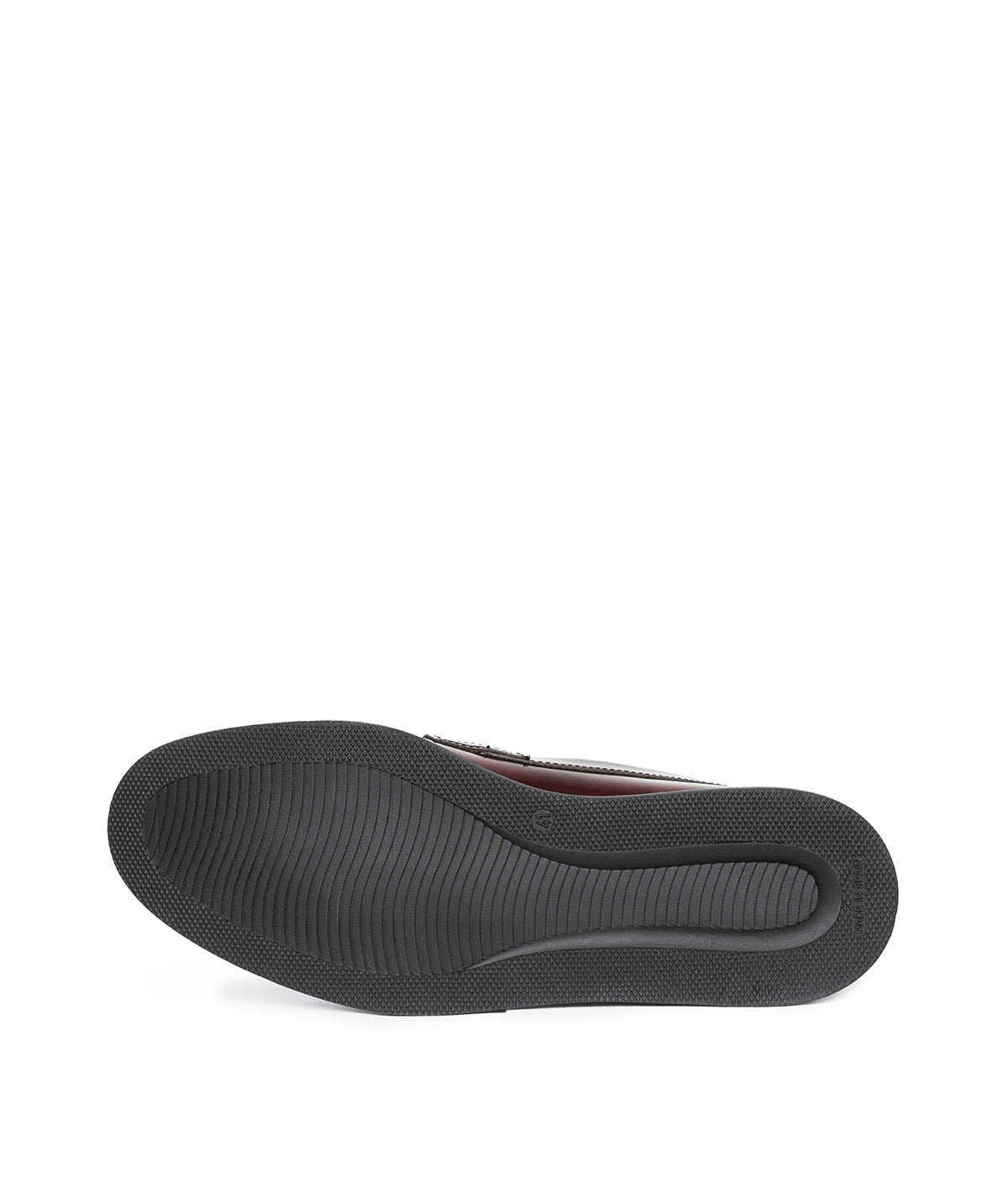 EDUARDO Burgundy Smooth Loafers