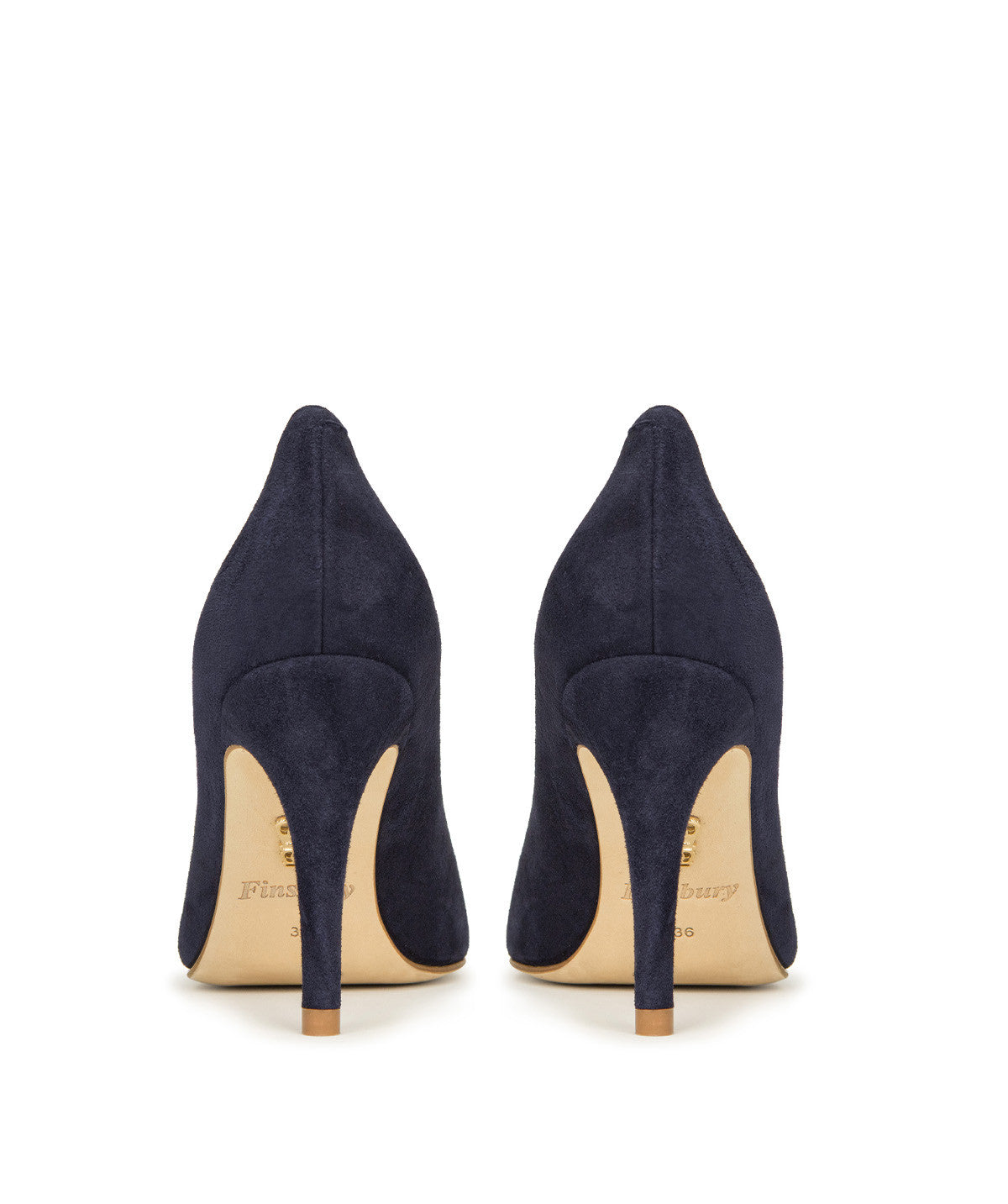 MANON Navy Suede Pumps