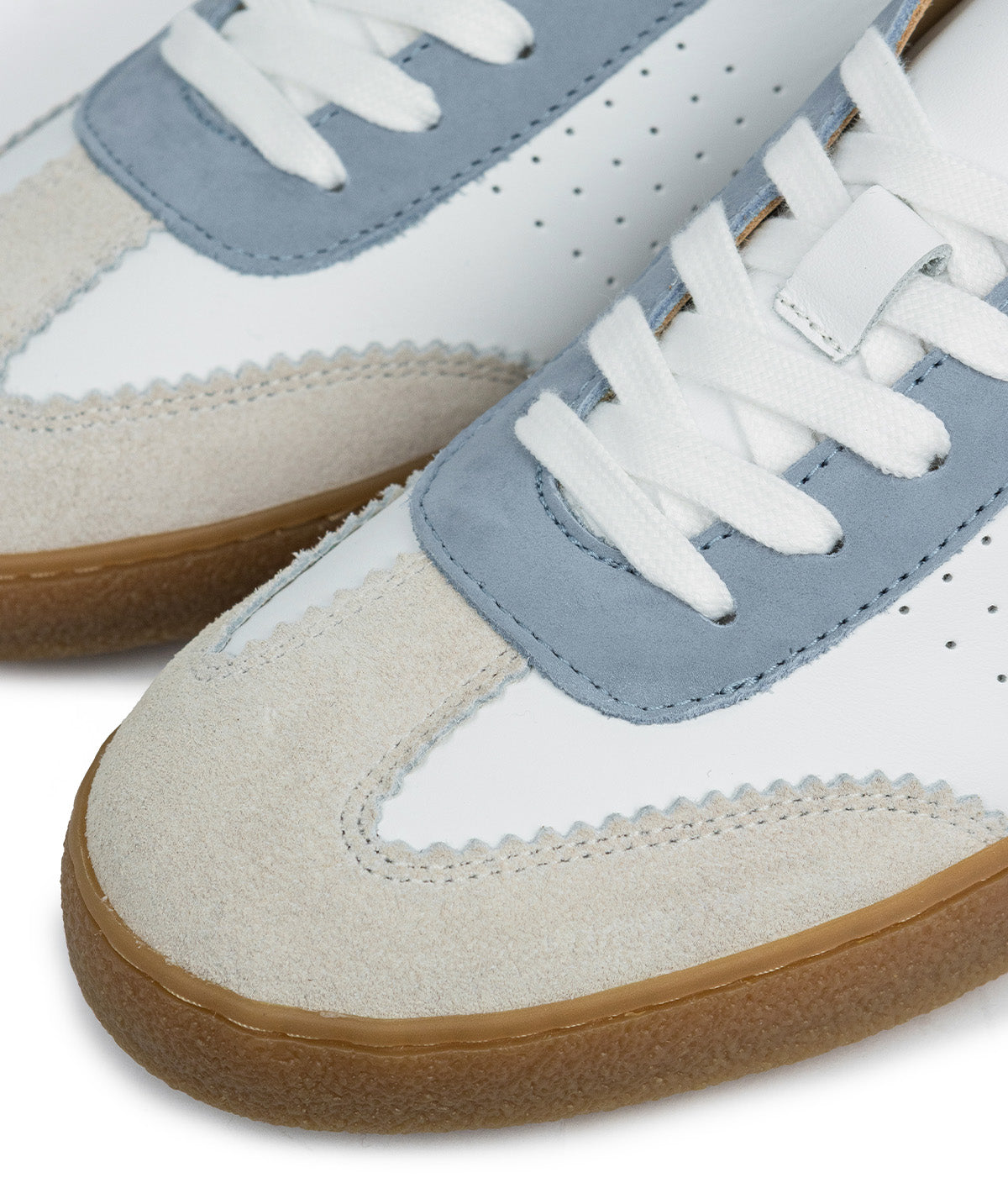 JANE Sky Blue and White Sneakers