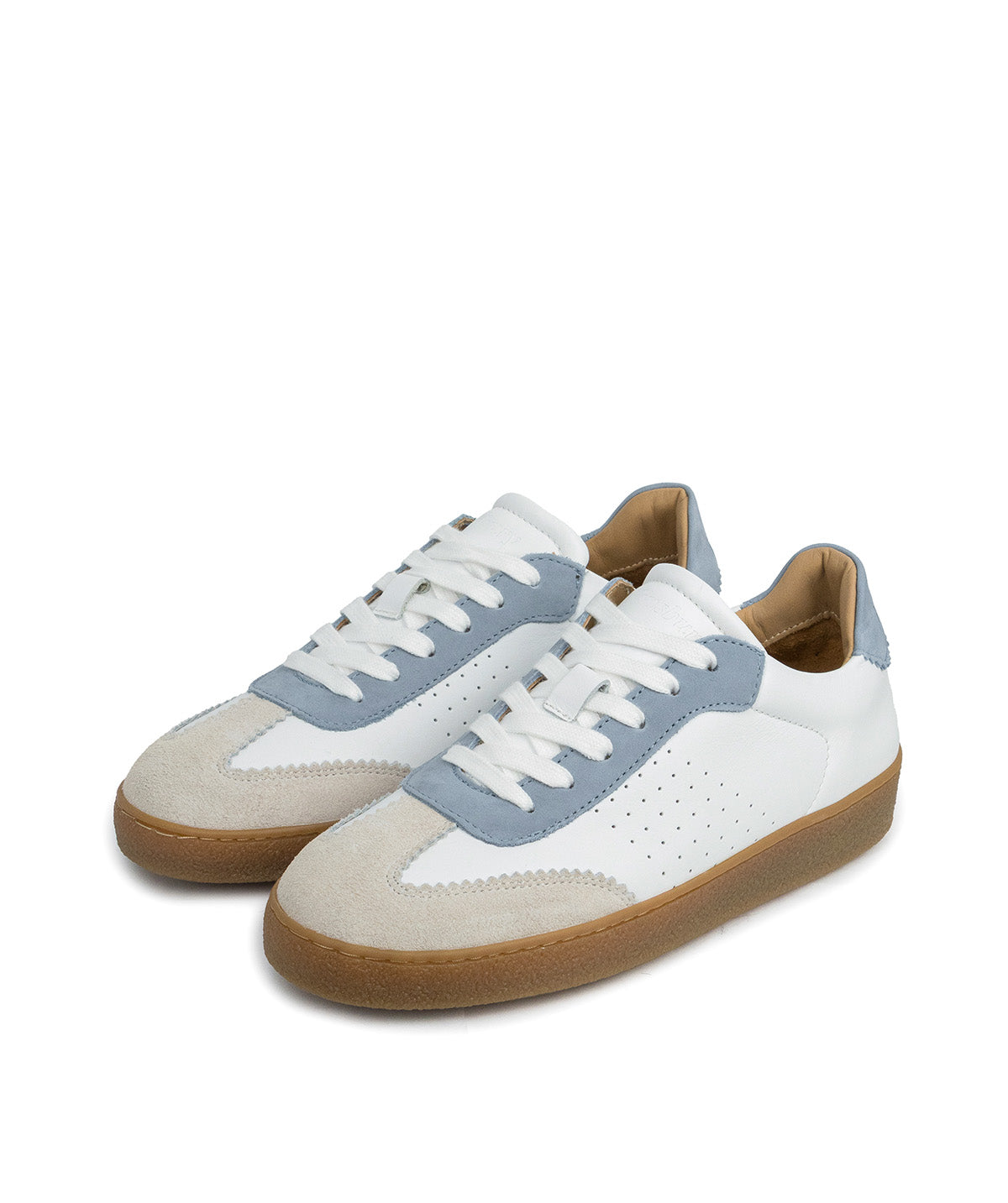 JANE Sky Blue and White Sneakers
