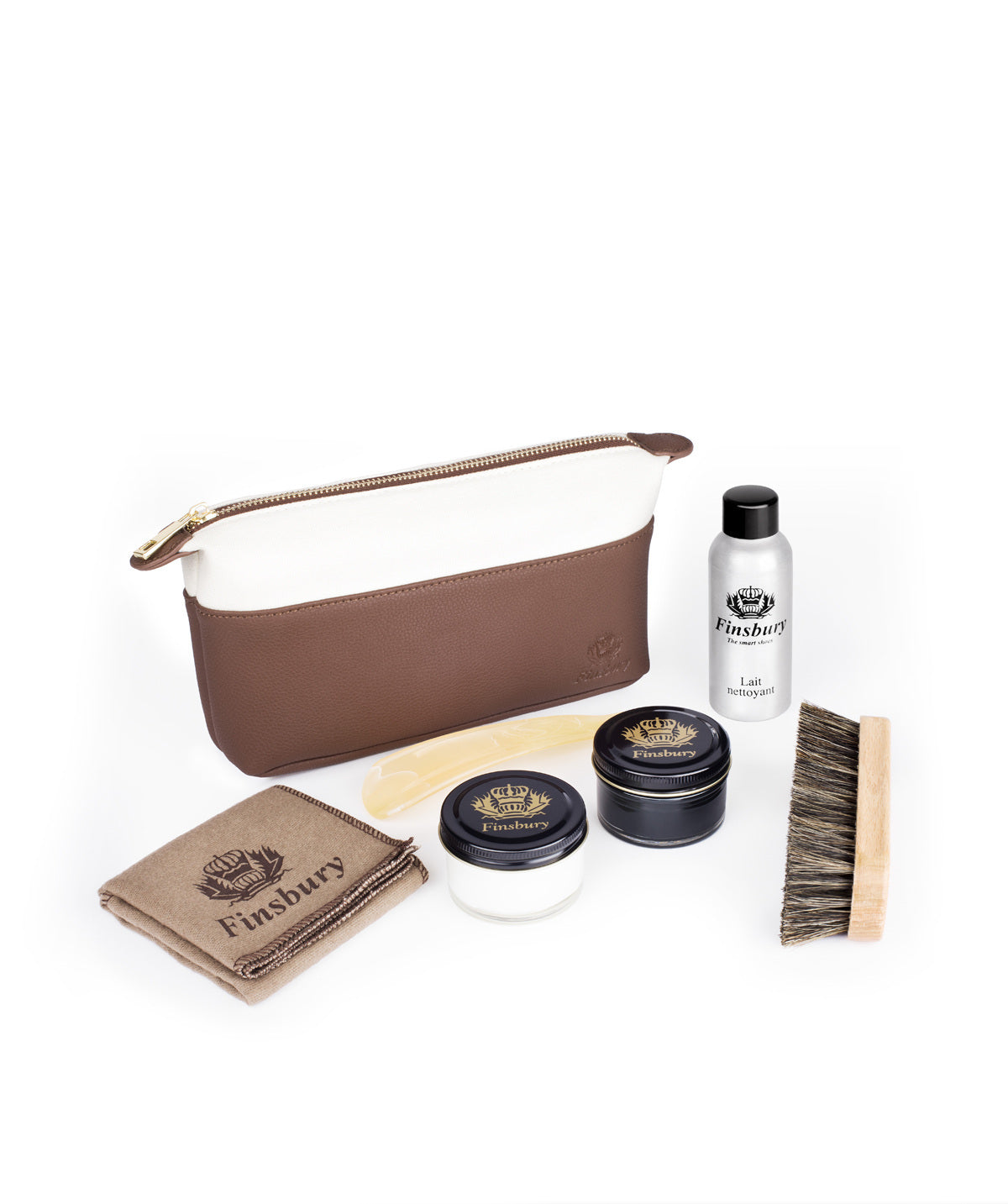 Travel Kit Beige & Marron