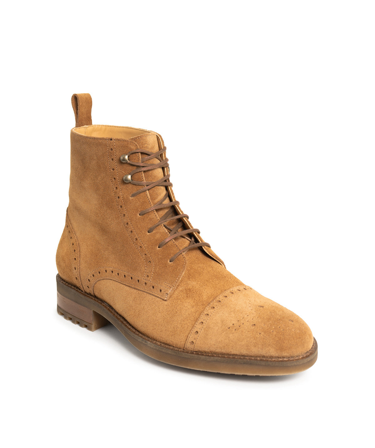 ERNESTO Ankle Boots Suede Camel