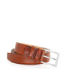 Brown grained leather