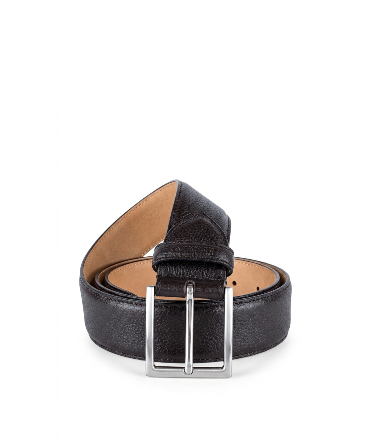 Ceinture Cuir Grene Noir
