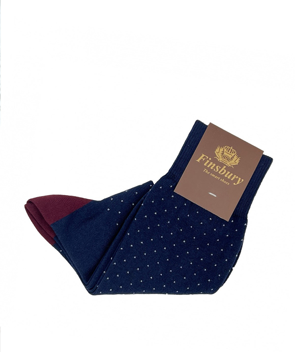 Navy and Burgundy Socks