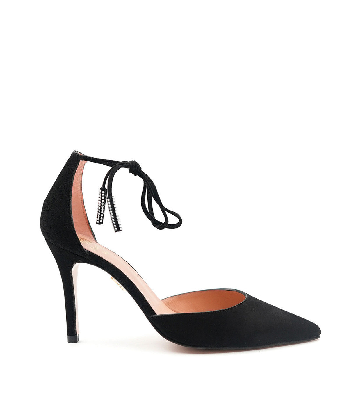 DIANA Black Velvet Calf Pumps