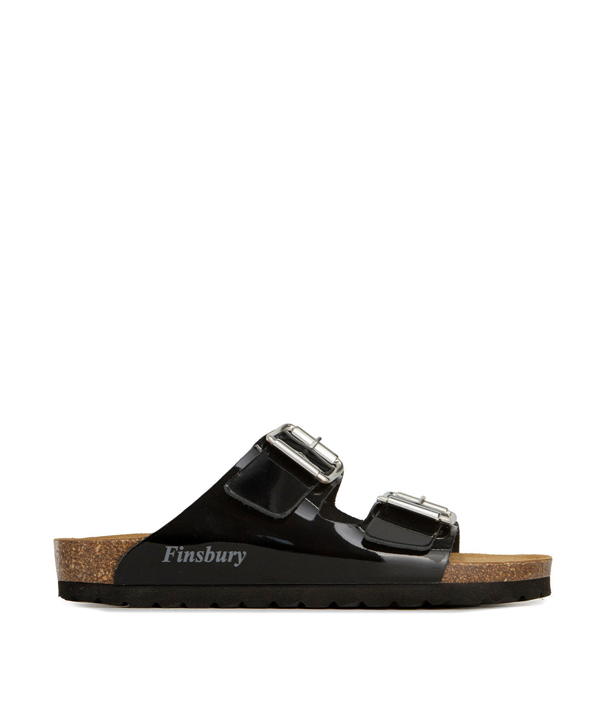Aurélie Black Patent Sandals