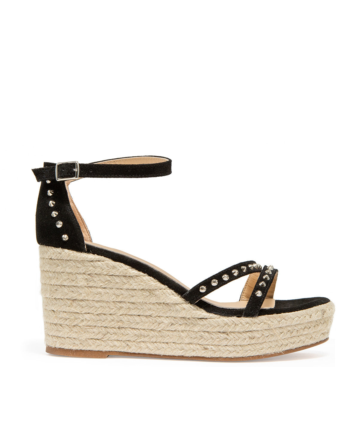 Sandals CAMILLE Black Velvet Calf