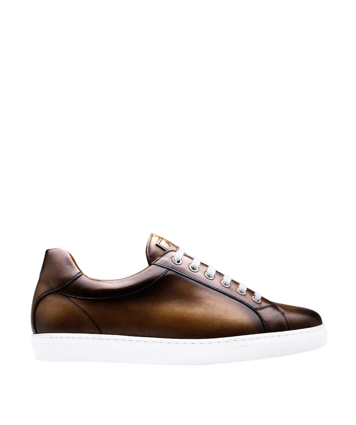 JULIAN Patinated Brown Sneakers